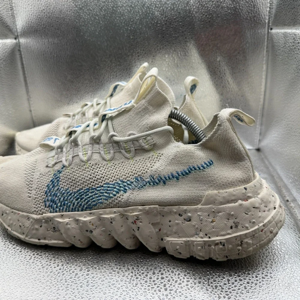 Size 12‎ Nike Space Hippie 01 White Dutch Blue Mens Running Shoes DN0010-100